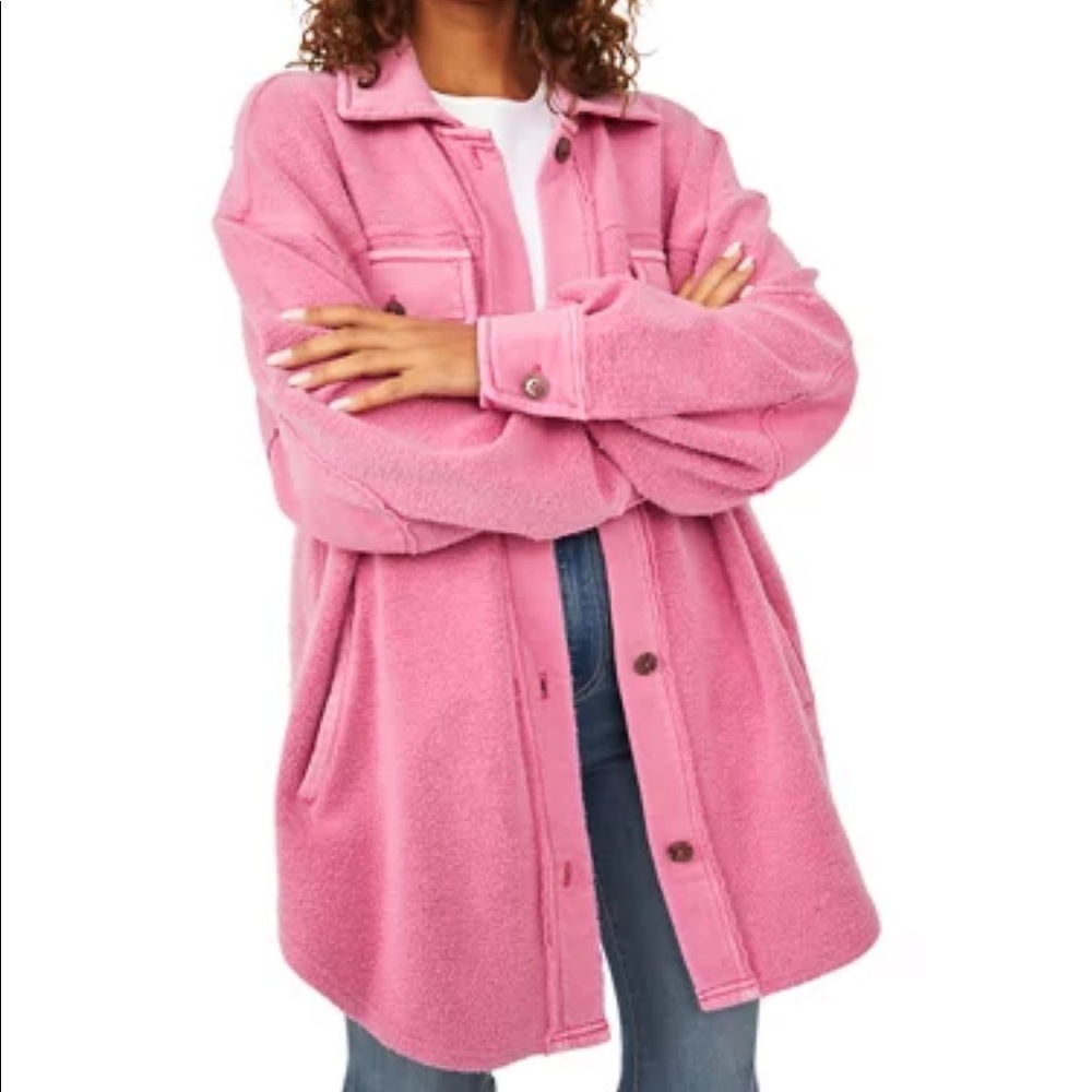 Free People Ruby Jacket Pink Envy XS